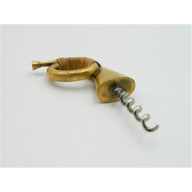 1970s Corkscrew Posthorn 4359 by Carl Auböck for Werkstätte Carl Auböck, 1970s For Sale - Image 5 of 15