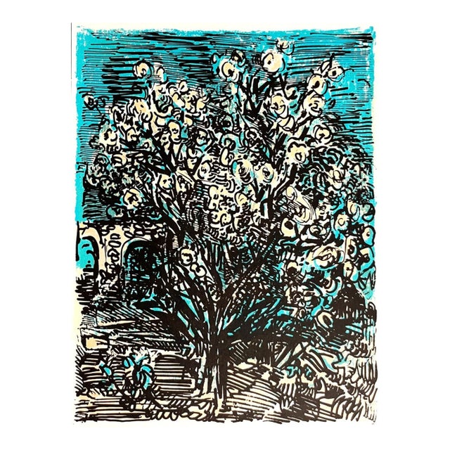 Andre Cottavoz Original Lithograph Les Amadies V2-1 Mourlot 1969 For Sale