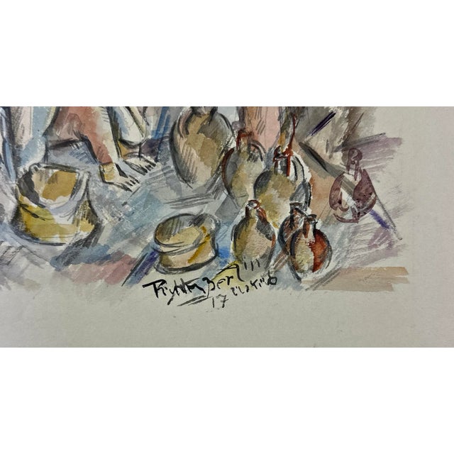 Heinrich Richter-Berlin Watercolor, November Group Expressionst, 1917, Paper For Sale - Image 3 of 5