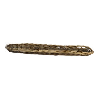 Extra Long Vintage French Baguette Basket For Sale
