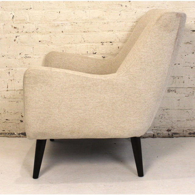 Room & Board Cream Bucket Lounge Chair For Sale - Image 4 of 15
