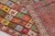 Red Vintage Gabbeh Floral Urn & Mosaic Extra-Long Runner by Rug & Kilim, Afghanistan, 1950-1959 For Sale - Image 8 of 10