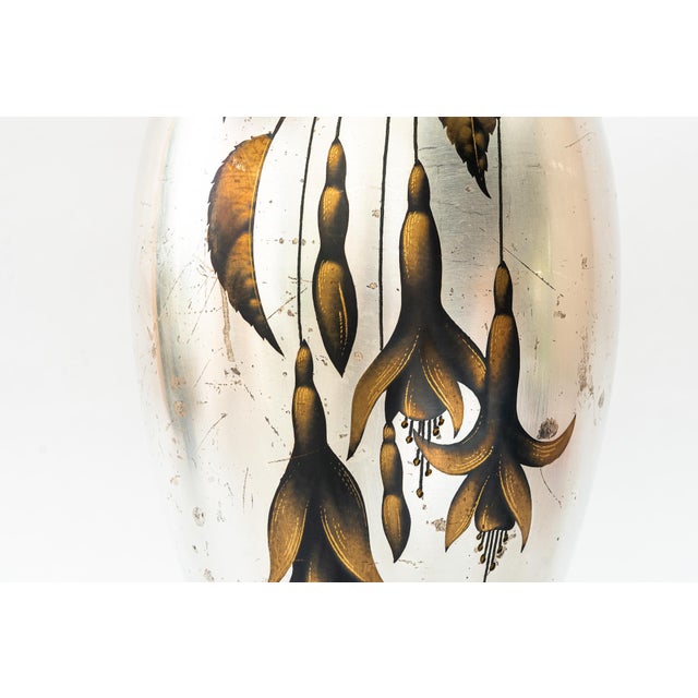 Large Art Deco Silvered Ikora Vase from WMF, Germany, 1930s For Sale - Image 12 of 15