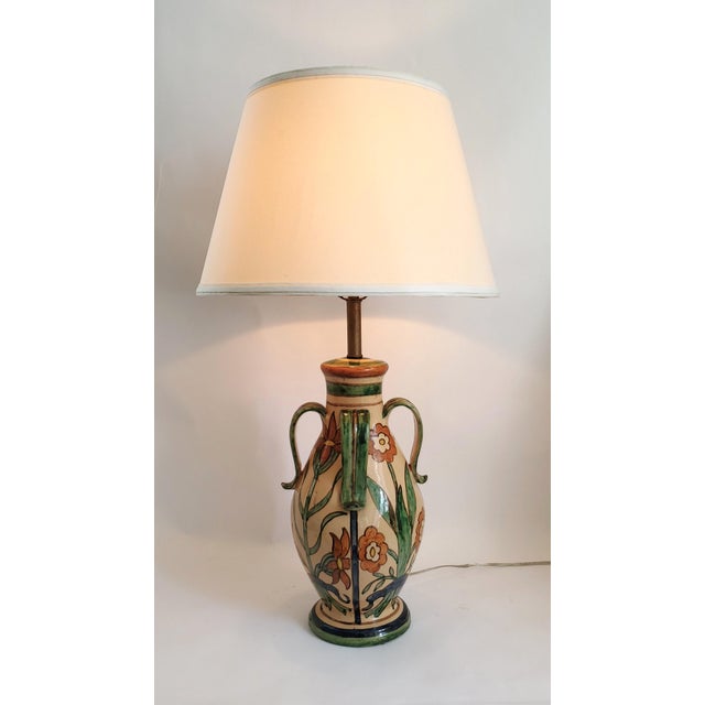 Lamp by San Zeno Pottery, Pisa Italy, 1930s For Sale - Image 13 of 14