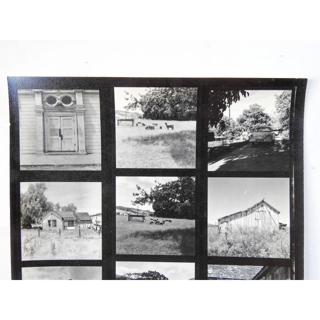 Farmhouse Vintage California Fine Art Photograph Contact Sheet Architecture For Sale - Image 3 of 5
