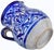 Early 20th Century Handmade Andalusian Ceramic Pitcher Accent W/ Blue Hues For Sale - Image 9 of 9