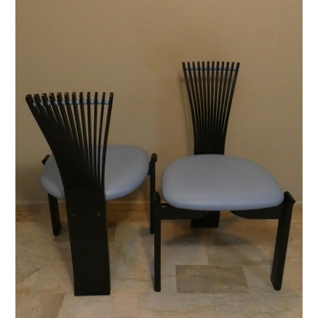 Postmodern Totem Chairs by Torstein Nilsen for Westnofa, Norway, 1980s, Set of 2 For Sale - Image 3 of 15