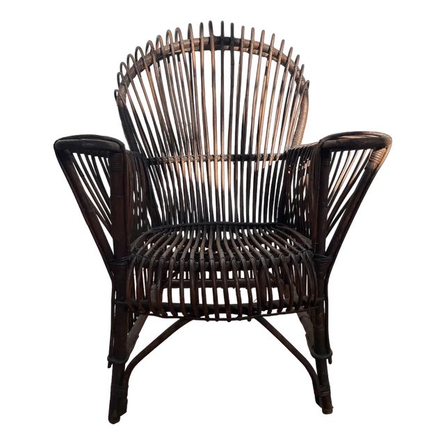 Set of Bamboo Armchairs from Dalvera, 1960s For Sale