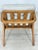 Modern Retro Armchair in Chestnut Wood For Sale - Image 10 of 11