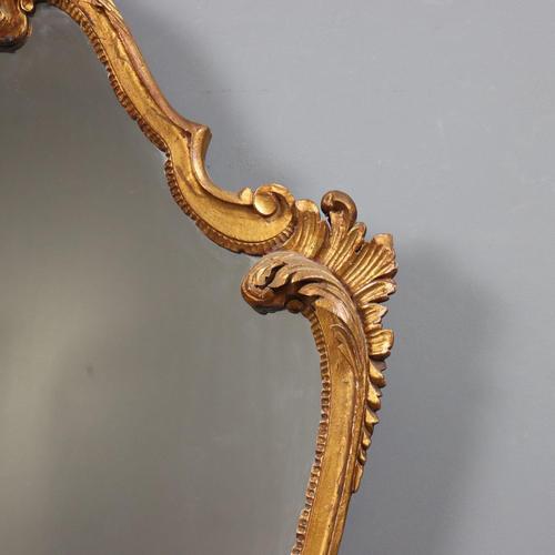 Antique Baroque Style Mirror, 1800s For Sale - Image 5 of 10