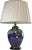 Italian Hand-Painted Majolica Table Lamp For Sale