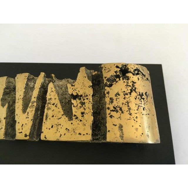 Abstract Multiple Bronze Cheese Shape, Italy, 1980s For Sale - Image 6 of 18