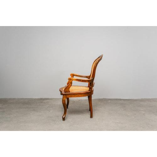 Antique Biedermeier Chair in Wood, 1800s For Sale - Image 6 of 16