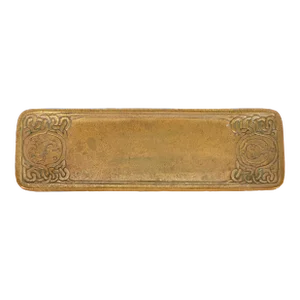 Tiffany Studios New York "Zodiac" Bronze Pen Tray