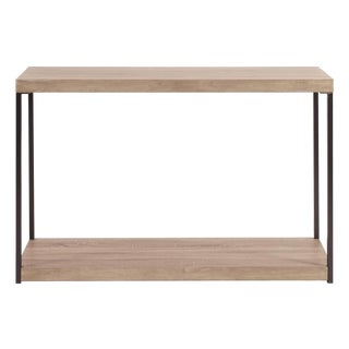 Wood & Metal Console Table For Sale