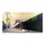 Duke Windsor, Impressionistic Cityscape Acrylic Painting, "The Green Fence" For Sale