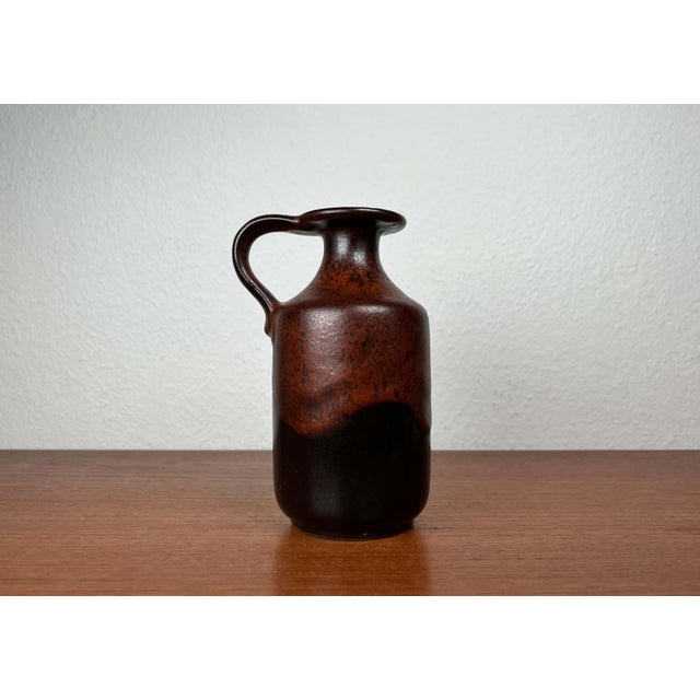Mid-Century Modern German Pottery Fat Lava Vase from Ceramano, 1960s For Sale - Image 16 of 18