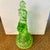 Czech Green Glass Figure of Lady Flower Frog For Sale - Image 11 of 11