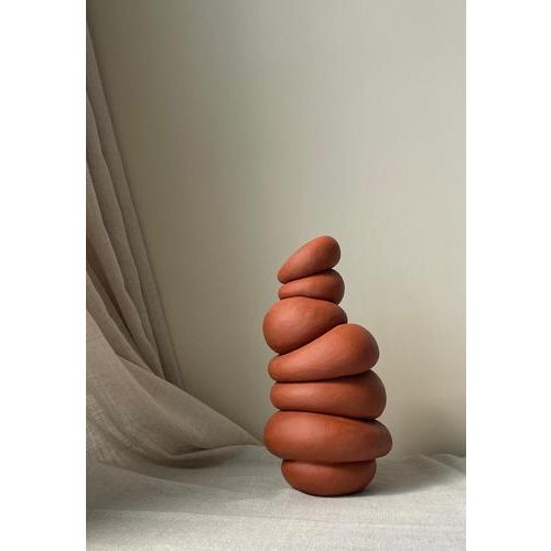 Modder Holding It Together Ceramic Sculpture by Françoise Jeffrey For Sale - Image 6 of 10