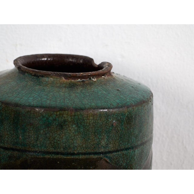 Antique vase with calligraphic and vegetal motifs (c.1820)Dimensions: Diameter: 21 cm Height: 18 cmStyle: Qing...