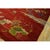 Textile 1920s Red Floral Antique Chinese Art Deco Water Bird Rug 8'2" X 9'8" Wool Carpet For Sale - Image 7 of 10