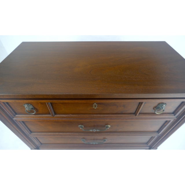 Satinwood 3 Drawers Bachelor Chest Dresser by Century Furniture MINT! For Sale - Image 13 of 13