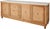 Global Views Directoire Console Oak With Marble Rop For Sale In Dallas - Image 6 of 10