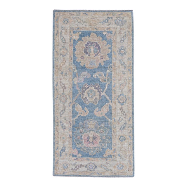 Turkish Oushak Rug 2'6" x 5'1" For Sale