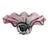 Contemporary Murano Style Sommerso Art Glass Ruffled Centerpiece Bowl Pink Green 20" For Sale - Image 3 of 17