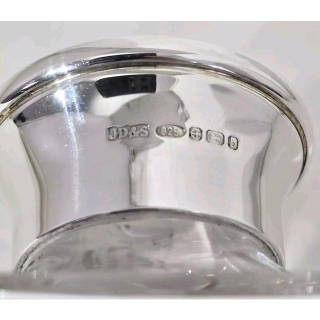 Sterling Silver Mounted Crystal Decanter, 2001 For Sale - Image 17 of 18