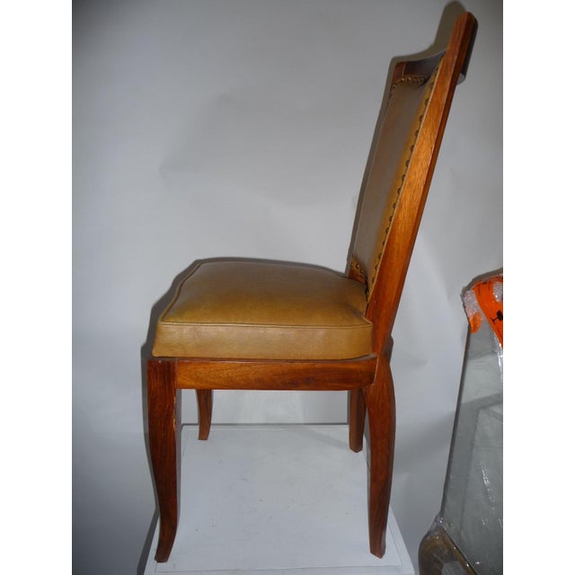 Vintage French Art Deco Dining Chairs, 1930s, Set of 10 For Sale - Image 12 of 14