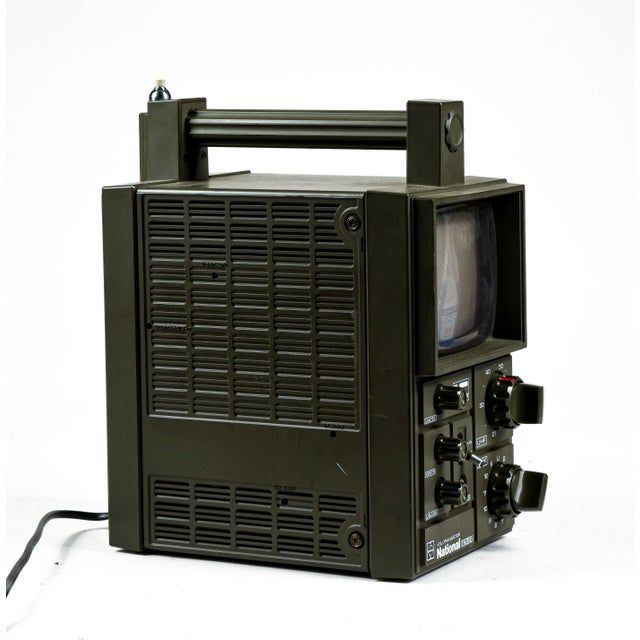 Black Portable Satellite TV, 1980s For Sale - Image 8 of 13