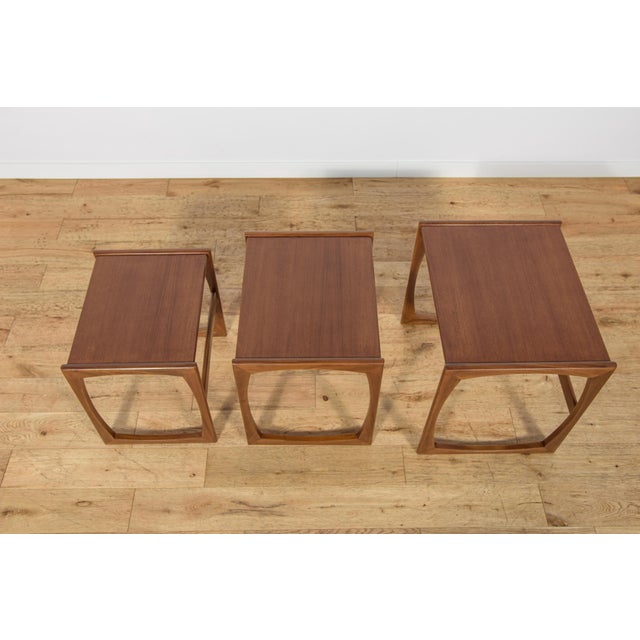 Mid-Century Modern Teak Nesting Tables by R. Bennett for G-Plan, 1960s, Set of 3 For Sale - Image 14 of 18