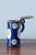 Antique Blue Floral Pewter-Mounted Beer Stein from Brussels Faience, 1800s For Sale - Image 6 of 12