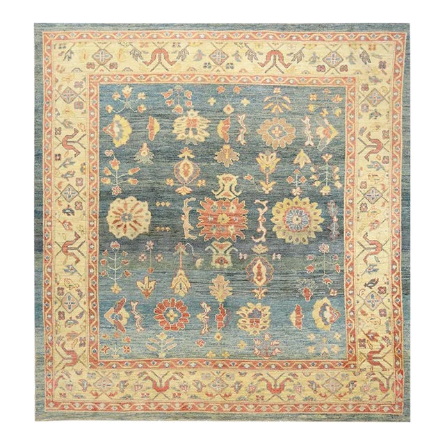 10’2″ X 10’6″ Persian Sultanabad Area Rug For Sale