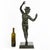 Antique Grand Tour Italian Bronze Sculpture of Dancing Faun of Pompeii For Sale - Image 6 of 18