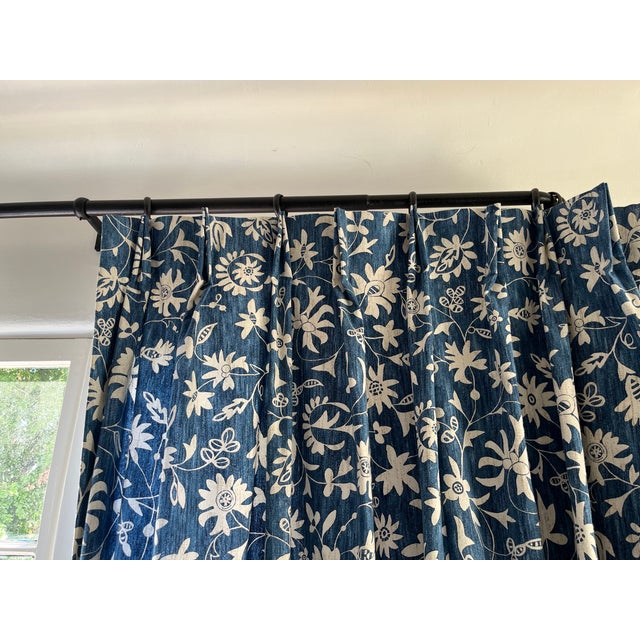 Custom curtains by P/KAUFMANN, 2 panels measuring 144 in X 94 in. These have NOT been hung and are NEW!