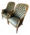 Pair of Hancock & Moore Classic Tufted Leather Bergere Chairs For Sale