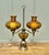 1970s Vintage Twin Brass Table Lamp, 1970 For Sale - Image 5 of 8