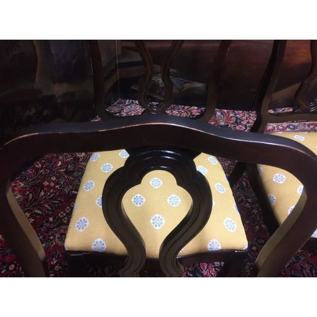 1950s Vintage French Provincial Chairs, Set of Six Chairs For Sale - Image 5 of 14