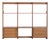 Desk and Bookcase in Elm from Regain France, 1980 For Sale