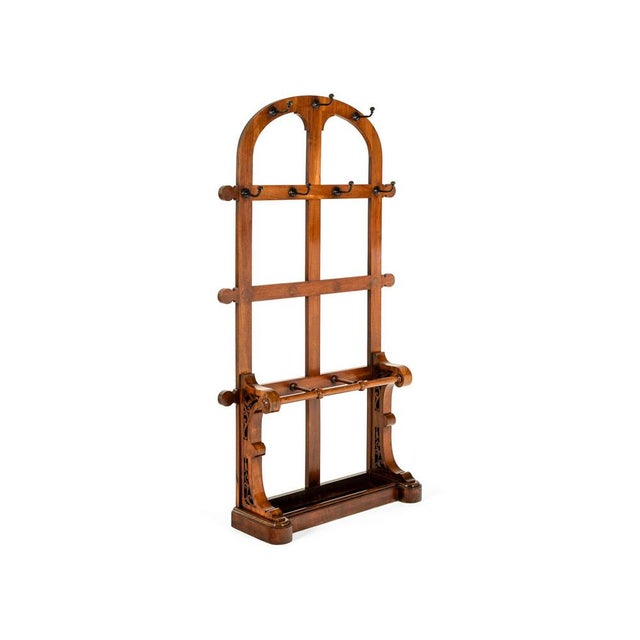 Victorian Walnut Hall Stand For Sale - Image 13 of 13