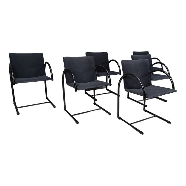 Vintage Cirkel Chairs attributed to Metaform, 1980s, Set of 6 For Sale