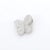 Not Yet Made - Made To Order 14k White Gold Micro Pave Diamond Butterfly Pendant Charm for Her For Sale - Image 5 of 10