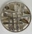 Vintage Godinger Silver-Plated Flatware Design Trivet With Beaded Border For Sale In Los Angeles - Image 6 of 6