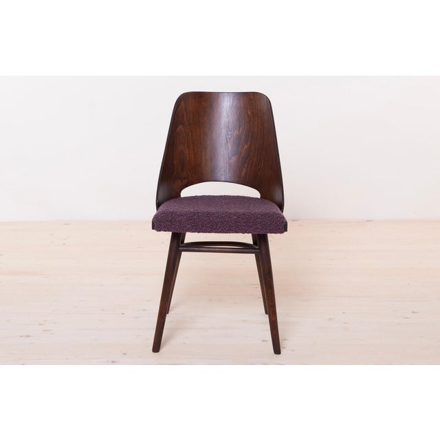 Model 514 Dining Chairs attributed to R. Hofman for Ton, 1960s, Set of 4 For Sale - Image 10 of 16