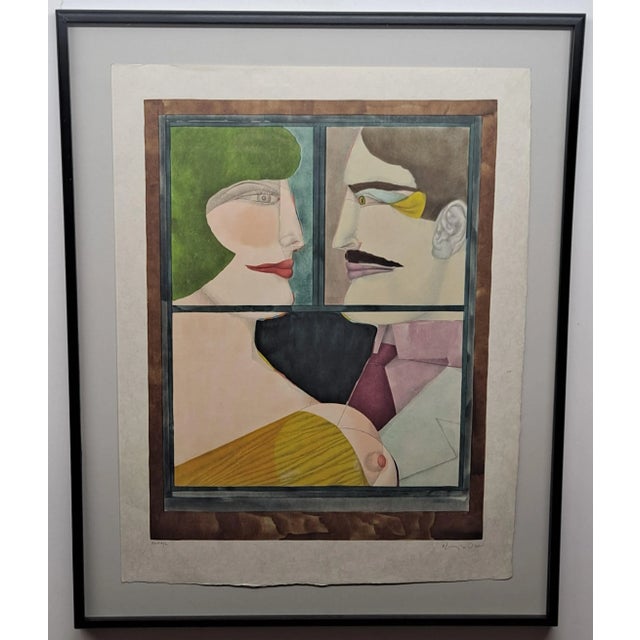 American Richard Lindner (German American) 1901 - 1978 Lithograph Signed and Numbered 46/50 For Sale - Image 3 of 9