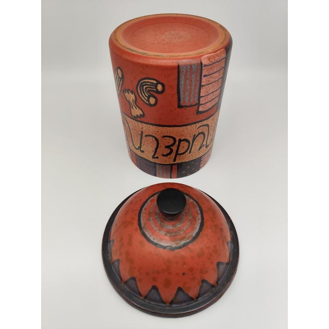 Vintage Candy Storage Jars from KMK Keramik Manufaktur Kupfermühle, 1955, Set of 4 For Sale - Image 11 of 18