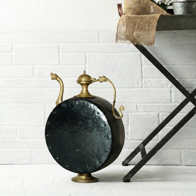 Dimensions: 20" W x 8" D x 25" H " Surahi" is an Indian pitcher historically used for serving Wine or water exclusively...