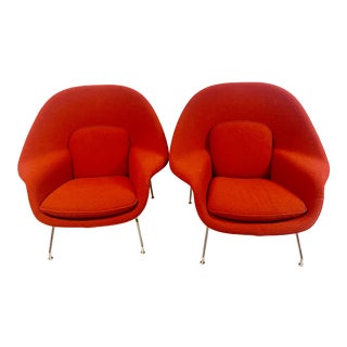 Pair of Knoll Womb Chairs by Eero Saarinen For Sale